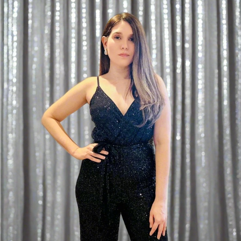 Sparkle Elegance Party Jumpsuit